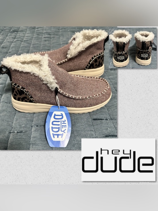 Hey Dude Shoes - Hey Dude Denny Leopard Slip-On Bootie